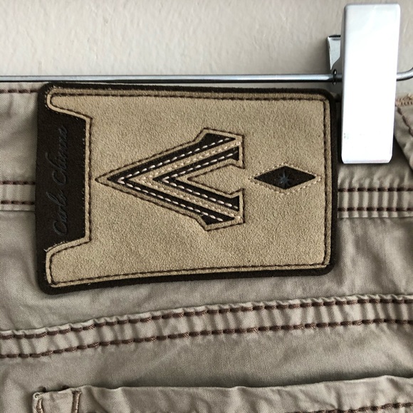 NEW with Tags 135 CARLO CHIONNA Trousers Stretch Garment Dye Made in ITALY - Picture 5 of 9